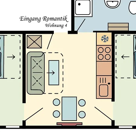 Fuer Sechs Personen Im Dachgeschoss By Interhome Lejlighed Schaprode